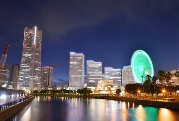 みなとみらいの夜景