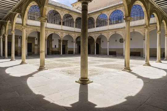 Courtyard, Old University, Antigua Universidad De Baeza, Renaissance, Baeza, UNESCO World Heritage Site, Jaen Province, Andalusia, Spain, Europe