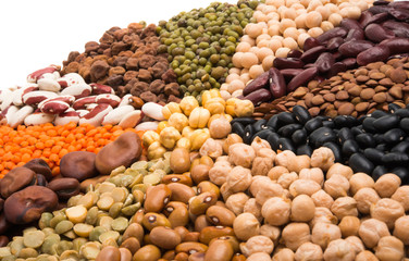 set of legumes isolated