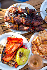 baked grilled vegetables