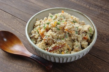 おからの煮物　Okara
