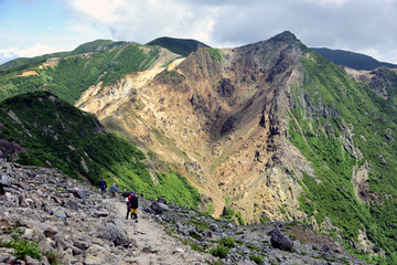 Fototapeta premium Mountain landscape, mt, Nasu, Japan 
