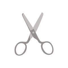  small scissors vector illustration flat style front 