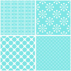 Different baby seamless patterns.