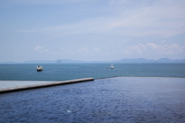 Fototapeta na wymiar Sea landscape,Thailand, summer