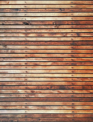 wooden boards on a wall