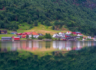 Fototapeta na wymiar Sogndal in Norway