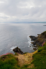 Dramatic landscape of Southern Irish Coastline in late spring