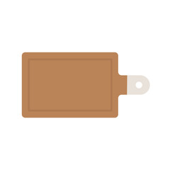 Wooden cutting board cooking utensils graphic