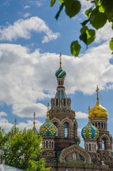 Fototapeta na wymiar Church of the Savior on Blood - very famous landmark in Saint Petersburg