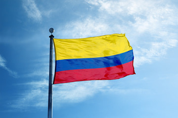 Columbia flag on the mast