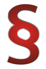 Icono rojo de párrafo.