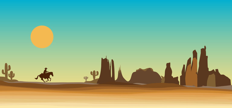 wild west cartoon background