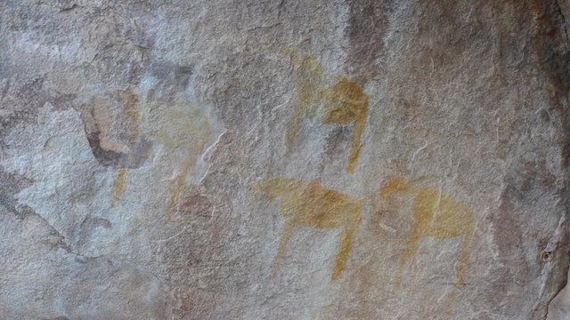 Manyana Rock Paintings Animals
