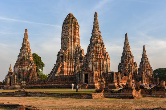 Temple of Ayutthaya historical park on Thailand