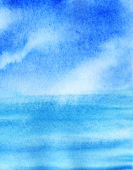 Watercolor painted gradient