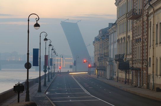 The drawbridges of St. Petersburg.
