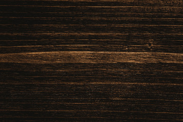 Close up of dark brown wood texture with natural striped pattern background