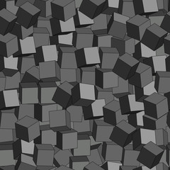 3D Cube seamless background
