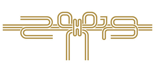 年賀状/ 水引 文字イラスト 2019/ 平成31年