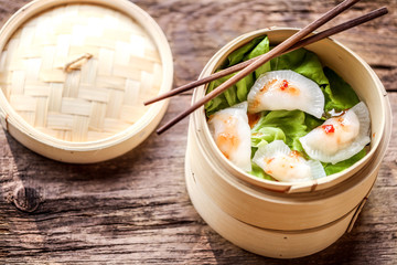 ravioli chinois gyôza panier vapeur © Jérôme Rommé