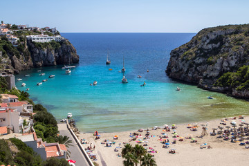 Obraz premium Cala en Porter beach, Menorca, Spain