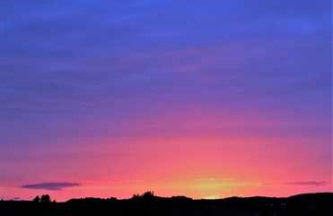 sunset beautiful sky