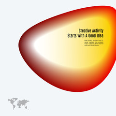 Abstract design of colourful flow vector elements for modern background with fluid gradient shapes for business branding finance.