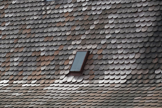 Dachluke im Hausdach