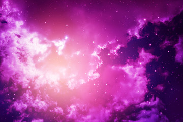 Night sky with stars.