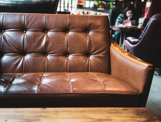 empty sofa.