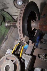 Brake disc skimming