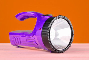 Flashlight projector.