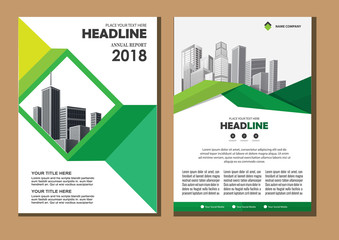 design cover book brochure flyer layout annual report business template 