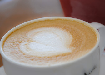 ハートのカプチーノ