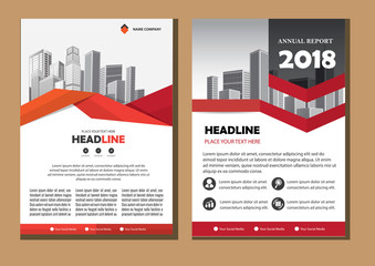 design cover book brochure flyer layout annual report business template 

