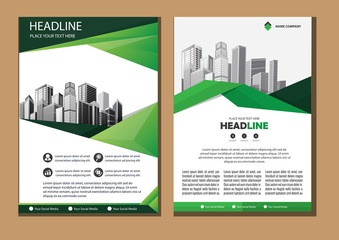 design cover book brochure flyer layout annual report business template 

