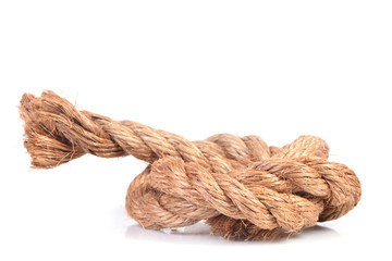Rope on white surface