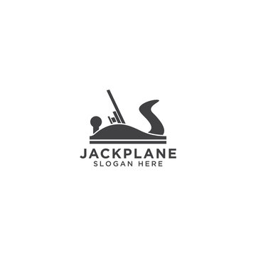 Jack plane logo design template