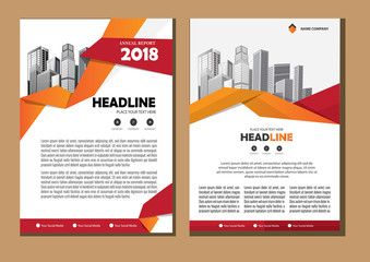 design cover book brochure flyer layout annual report business template 