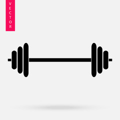 Vector barbell icon