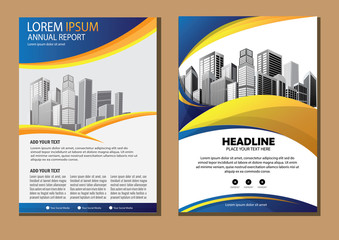 design cover book brochure flyer layout annual report business template