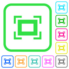 Full screen vivid colored flat icons