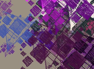 Abstract painting on canvas. Hand made art. Colorful texture. Modern artwork. Strokes of fat paint. Brushstrokes. Contemporary art. Artistic background image.