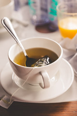 Tea in tea cup