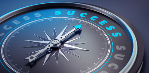 Dunkler Kompass - Konzept Erfolg © peterschreiber.media