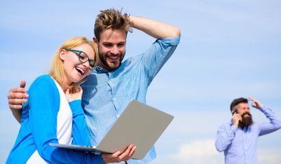 Mobile operator gives good internet connection. Enjoy call. Couple enjoy video call with perfect...