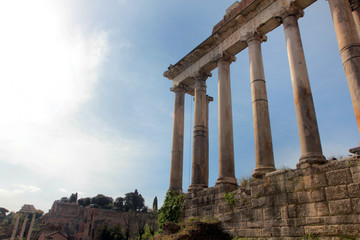 Fototapeta premium Le Forum Romain à Rome