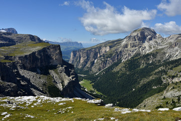 Langental; Vallunga; Puezgruppe; Dolomiten; Suedtirol;