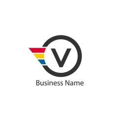 Letter V Logo Template Design